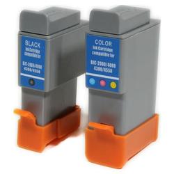IGM 2 Pack Canon BCI-21 Black+Color Compatible Inkjet Printer Cartridges