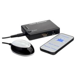 CE Compass 3 Port Mini HDMI Switch/Switcher/Selector with Remote Control + FREE Gold Plated HDMI Cable