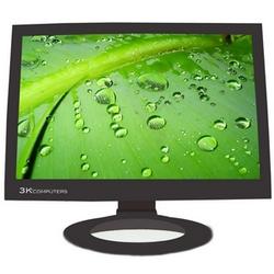 3K COMPUTERS 3K 19 LCD Monitor - 19 - 1280 x 1024 - 0.264mm - Black