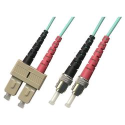 Ultra Spec Cables 3M Multimode Duplex 10 Gigabit Fiber (50/125) - SC to ST