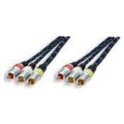 IC INTRACOM 5FT GOLD RCA TO RCA CABLE