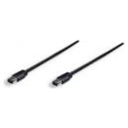 IC INTRACOM 6FT FIREWIRE 6 TO 6 PIN BLACK CABLE