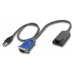 AMERICAN POWER CONVERSION APC KVM USB VM Server Module - 1 x RJ-45 Female to 1 x 15-pin HD-15 Male, 1 x Type A Male USB - 20in