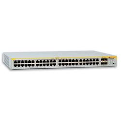 ALLIED TELESIS Allied Telesis AT-8000GS/48 Stackable Ethernet Switch - 4 x SFP Shared - 48 x 10/100/1000Base-T LAN, 2 x