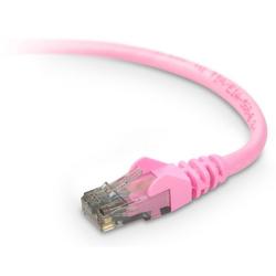 BELKIN CABLES Belkin Cat.6 UTP Cable - 1 x RJ-45 - 1 x RJ-45 - 12ft - Pink