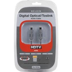 Belkin Digital Optical Audio Cable - 1 x Toslink - 1 x Toslink - 3ft - Black