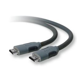 Belkin HDMI Cable - 1 x Type A HDMI - 1 x Type A HDMI - 12ft - Gray