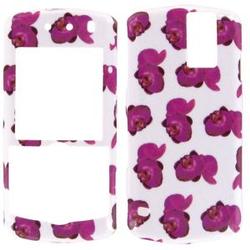 Wireless Emporium, Inc. Blackberry Pearl 8100 Pink Orchids Snap-On Protector Case Faceplate