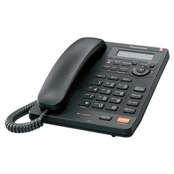 Panasonic CORDED TELEPHONE - KEYPAD - SINGLE-LINE OPERATION - 2-WAY - LCD DISPLAY - BLACK