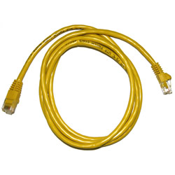 CP TECHNOLOGIES CP TECH Cat. 5e Patch Cable - 1 x RJ-45 - 1 x RJ-45 - 50ft - Yellow