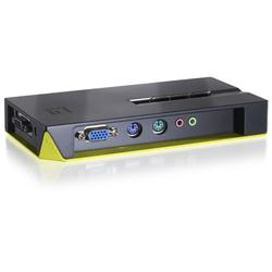 CP TECHNOLOGIES CP TECH LevelOne KVM-0411 4-Port KVM Switch - 4 x 1 - 4 x HD-15 Keyboard/Mouse/Video