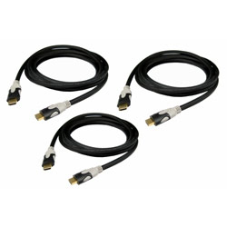CABLES UNLIMITED Cables Unlimited 3-pack Pro A/V Series HDMI 1.3 Home Theatre Cables 2M/3M Combo (PCM-2295-03M/02M)