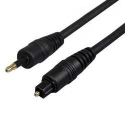 CABLES UNLIMITED Cables Unlimited 6ft Toslink to MiniOptical Digital Audio Cable - 1 x Toslink - 1 x Mini-Toslink - 6ft - Black