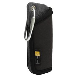 Case Logic 2 Capacity USB Drive Case - Neoprene, Felt - Black - 2 USB Drive