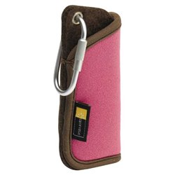 Case Logic 2 Capacity USB Drive Case - Neoprene, Felt - Pink - 2 USB Drive