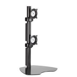 Chief Mfg. Chief KTP230B Dual Vertical Monitor Table Stand - Up to 80lb Flat Panel Display - Black - Desk-mountable