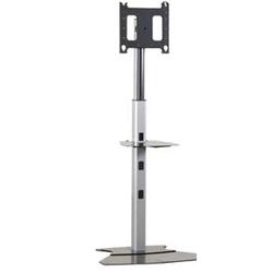 CHIEF MANUFACTURING Chief MF16000B Flat Panel Floor Stand - Up to 125lb - Up to 55 Flat Panel Display - Black - Floor-mountable