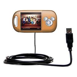 Gomadic Classic Straight USB Cable for the Disney Mix Stick DS17019 with Power Hot Sync and Charge capabilit