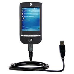 Gomadic Classic Straight USB Cable for the Dopod P100 with Power Hot Sync and Charge capabilities - Gomadic