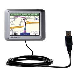 Gomadic Classic Straight USB Cable for the Garmin Nuvi 260 with Power Hot Sync and Charge capabilities - Gom