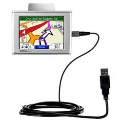 Gomadic Classic Straight USB Cable for the Garmin Nuvi 310 with Power Hot Sync and Charge capabilities - Gom