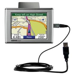 Gomadic Classic Straight USB Cable for the Garmin Nuvi 350 with Power Hot Sync and Charge capabilities - Gom