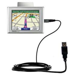 Gomadic Classic Straight USB Cable for the Garmin Nuvi 600 with Power Hot Sync and Charge capabilities - Gom