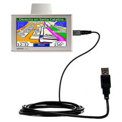 Gomadic Classic Straight USB Cable for the Garmin Nuvi 610 with Power Hot Sync and Charge capabilities - Gom