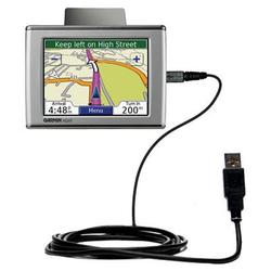 Gomadic Classic Straight USB Cable for the Garmin Nuvi 650 with Power Hot Sync and Charge capabilities - Gom