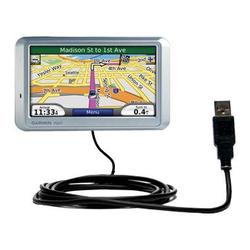 Gomadic Classic Straight USB Cable for the Garmin Nuvi 710 with Power Hot Sync and Charge capabilities - Gom