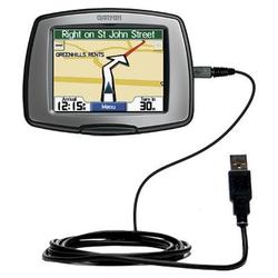Gomadic Classic Straight USB Cable for the Garmin StreetPilot C340 with Power Hot Sync and Charge capabiliti