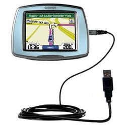 Gomadic Classic Straight USB Cable for the Garmin StreetPilot C510 with Power Hot Sync and Charge capabiliti