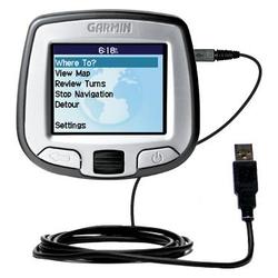 Gomadic Classic Straight USB Cable for the Garmin StreetPilot i5 with Power Hot Sync and Charge capabilities