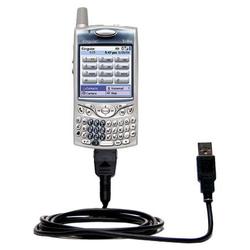 Gomadic Classic Straight USB Cable for the Handspring Treo 650 with Power Hot Sync and Charge capabilities -