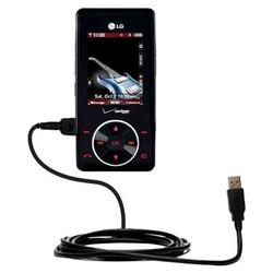 Gomadic Classic Straight USB Cable for the LG Chocolate with Power Hot Sync and Charge capabilities - Gomadi