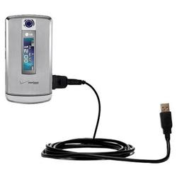 Gomadic Classic Straight USB Cable for the LG VX8700 with Power Hot Sync and Charge capabilities - B