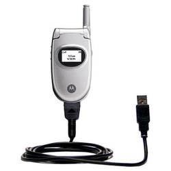 Gomadic Classic Straight USB Cable for the Motorola E310 with Power Hot Sync and Charge capabilities - Gomad