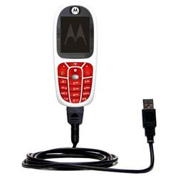 Gomadic Classic Straight USB Cable for the Motorola E375 with Power Hot Sync and Charge capabilities - Gomad