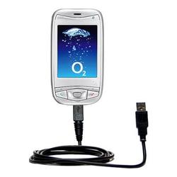 Gomadic Classic Straight USB Cable for the O2 XDA Mini Pro with Power Hot Sync and Charge capabilities - Gom