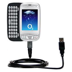 Gomadic Classic Straight USB Cable for the O2 XDA Mini S with Power Hot Sync and Charge capabilities - Gomad