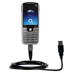Gomadic Classic Straight USB Cable for the O2 XDA SP with Power Hot Sync and Charge capabilities - B