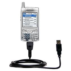 Gomadic Classic Straight USB Cable for the PalmOne Treo 650 with Power Hot Sync and Charge capabilities - Go