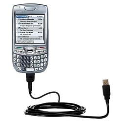 Gomadic Classic Straight USB Cable for the PalmOne Treo 680 with Power Hot Sync and Charge capabilities - Go