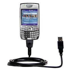 Gomadic Classic Straight USB Cable for the PalmOne Treo 750v with Power Hot Sync and Charge capabilities - G
