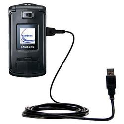 Gomadic Classic Straight USB Cable for the Samsung SGH-Z540 with Power Hot Sync and Charge capabilities - Go