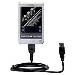 Gomadic Classic Straight USB Cable for the Sony Clie T415 with Power Hot Sync and Charge capabilities - Goma
