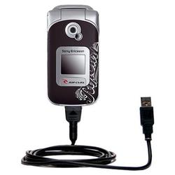 Gomadic Classic Straight USB Cable for the Sony Ericsson Z530i with Power Hot Sync and Charge capabilities -