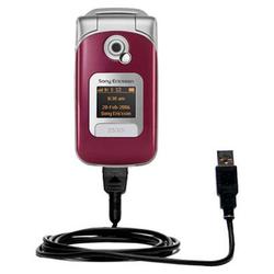 Gomadic Classic Straight USB Cable for the Sony Ericsson z530c with Power Hot Sync and Charge capabilities -