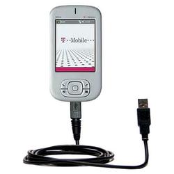 Gomadic Classic Straight USB Cable for the T-Mobile MDA Pro with Power Hot Sync and Charge capabilities - Go