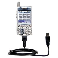 Gomadic Classic Straight USB Cable for the Verizon Treo 650 with Power Hot Sync and Charge capabilities - Go